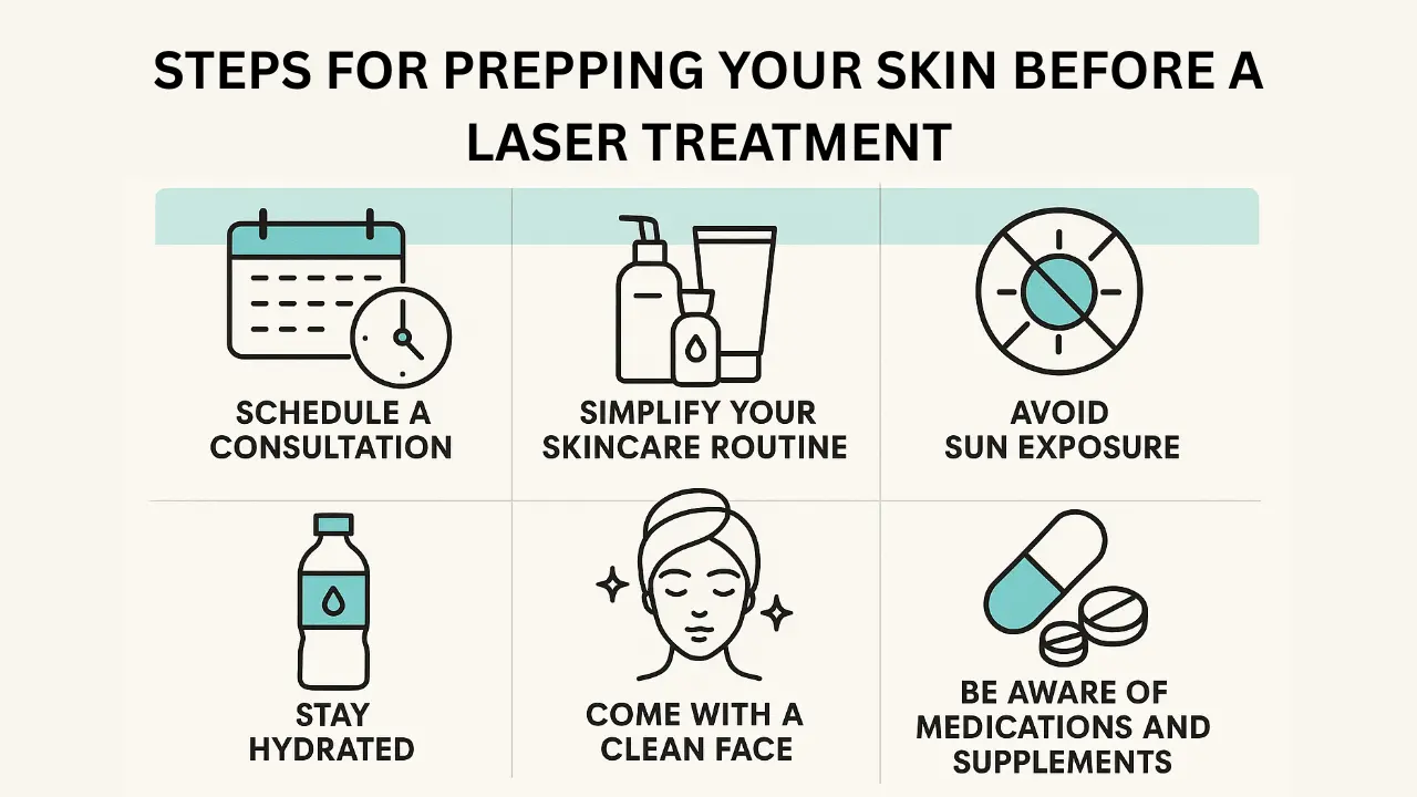 Steps for Prepping Your Skin Before a Laser Treatment - RAREV